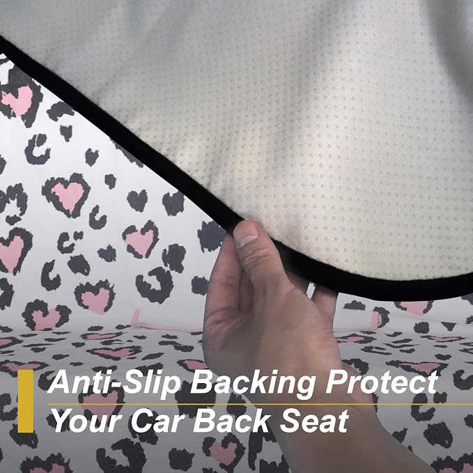 Car Seat Cover Protector Front Seats,for Gym Workout,Running,Swimming,Beach and Hiking,Waterproof Sweat Towel Bucket Seat Covers for Trucks SUV Jeep (Leopard Print)
