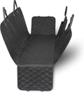 Dog Car Seat Cover for Pets, 100% Water Repellent, 600D Heavy Duty, Black, Universal Fit with Non-Slip Backing