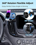 PZK Car Phone Mount for Chevy quinox 2018-2023 Accessories Custom Air Vent | Chevy Car Phone Holder Compatible with MagSafe Cellphone Holder for Vent Hands Free 360° Rotation Magnetic Phone Cradles
