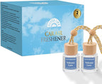 Car Air Freshener Diffuser 2 Pack Hanging Air Freshener Diffuser - VoIeano Lava Fragrance Oil Air D iffuser for Car, 45+ days Long Lasting Fragrance Made in USA (V53)