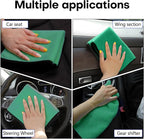 3PCS Car Microfiber Towels, 23.62"×11.81" Lint-Free Microfiber Towels for Cars Wash Drying, Super Absorbent Cleaning Cloths, Reusable Washing & Detailing Towel, Car Cleaning Supplies (Green)