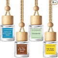 Car Air Freshener Diffuser 4 Pack Hanging Car Freshener for Women - 24.K Magic & W. Hotel ＆ Cabane & Rltz. CarIton Hotel ＆ Droam 0n & Westln Hotels ＆ M.y Way & The 0ne Hotel Fragrance Oil