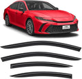 Voron Glass Tape-on Extra Durable Rain Guards for Toyota Camry 2025-2026 Sedan, Window Deflectors, Vent Window Visors, 4 Pieces - 100840