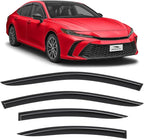 Voron Glass Tape-on Extra Durable Rain Guards for Toyota Camry 2025-2026 Sedan, Window Deflectors, Vent Window Visors, 4 Pieces - 100840