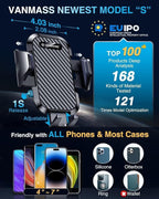 2026 Phone Holders for Your Car Ultimate Military-Grade Car Phone Holder Mount【Patent & Safety Certs】Upgraded Shockproof Truck Air Vent Phone Mount for iPhone 17 Pro Max 16 15 Samsung Android