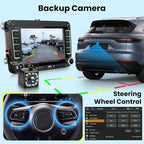 Car Stereo for Volkswagen VW Jetta Passat Golf Beetle Polo Caddy Tiguan Touran for SEAT for Skoda, 7 Inch IPS Touch Screen Wireless CarPlay & Android Auto, FM/AM/RDS Radio, EQ, SWC, Camera