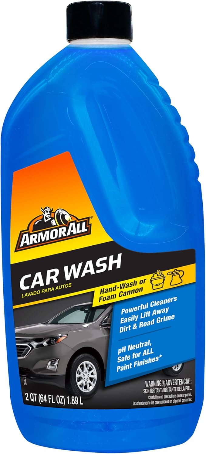 Foam Action Car Wash Soap, Cleaning Concentrate for Cars, Trucks, and Motorcycles, 64 Fl Oz Bottles (Pack of 4)