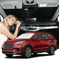 Windshield Sunshade for Hyundai Santa Fe 2013-2018 Sun Shade Windshield Upgrade 4 Layers Blocks UV Ray Custom Fit Santa Fe Car Window Shade Windshield Keep Cool Foldable Car Accessories