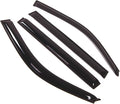 WD2-292 Dark Smoke 4 Pcs Set Window Visor (Outside Mount) Deflector Rain Guard Compatible with 1998-2007 Lexus LX470