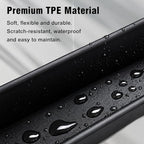 2PCS Car Seat Gap Filler, Automotive Seat Organizer Fill The Gap Between Seat and Console, Universal Car Storage Box Inserts Fill The Gap Between Seat &Console for Coins Wallets Keys (Black)