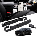 2 PCS Car Seat Gap Filler Compatible with Explorer, Edge, Escape, Expedition & Bronco Sport Accessories, Seat Gap Organizer with Emergency Glass Breaker & 1 Sunglasses Holder, Black.