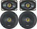Speaker Package of 2 Items: CS Series Two 6.5" Coaxial Speakers 4-Ohm & Two 4"x6" Coaxial Speakers 4-Ohm - 1x 46CSC654, 1x 46CSC464