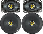 Speaker Package of 2 Items: CS Series Two 6.5" Coaxial Speakers 4-Ohm & Two 4"x6" Coaxial Speakers 4-Ohm - 1x 46CSC654, 1x 46CSC464