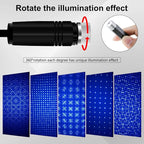 LEDCARE USB Star Projector Night Light, Portable Adjustable Romantic Interior Roof Lights Star Lamp Projector Decorations for Car, Ceiling, Bedroom (Violet Blue)