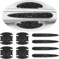 3D Texture Car Door Handle Protector ，Anti-Scratch Waterproof Paint Protection Film, Car Door Bowl Guard Sticker，Universal Vehicle Exterior Decoration Accessories (Black)