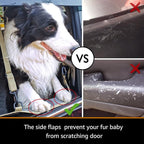 Truck Seat Cover for Dogs with Flip-Up Rear Seats 100% Waterproof Heavy Duty Pet Floor Hammock with Mesh Visual Window Senior Dog Friendly & Nonslip Fits Ford F150,F250 RAM 1500,Silverado