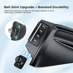 Phone Mount for MagSafe for Lexus RX RX350 RX350h RX500h Hybrid 2023 2024 2025 2026 Accessories 14-inch Screen Adjustable Magnetic Carbon Fiber Pattern Phone Holder for iPhone Samsung