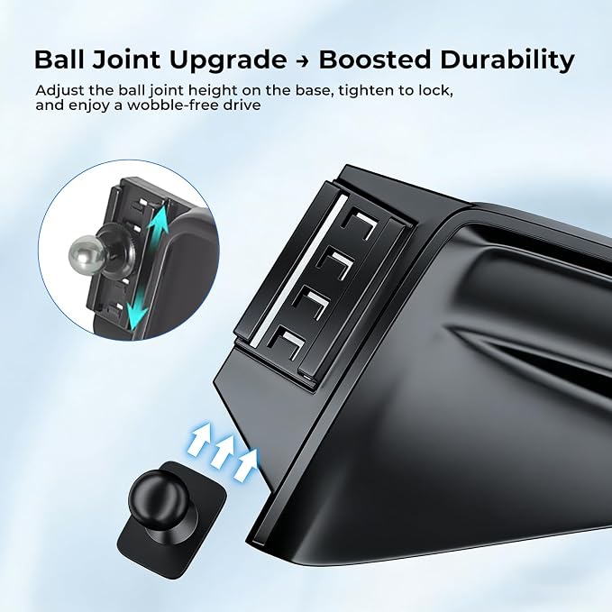 Phone Mount for MagSafe for Lexus RX RX350 RX350h RX500h Hybrid 2023 2024 2025 2026 Accessories 14-inch Screen Adjustable Magnetic Carbon Fiber Pattern Phone Holder for iPhone Samsung