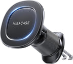 Car Phone Holder for Magsafe [Super Strong Magnets] Magnetic Phone Holders for Your Car, 360°Adjustable Air Vent Hands Free Cell Phone Mount Cradle (Matte Black, Regular)