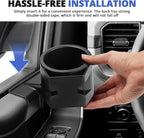 Car Door Cup Holder for 2021-2025 2026 Ford F-150 F150 Accessories Cup Holder Expander with Card Slot Anti-Shake&Noiseless Drink Holder Insert for Car Daily Driving
