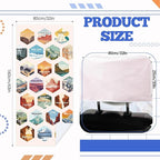 Car Seat Towel Covers with Storage Bag, 63 x 32 Inch Universal Non Slip Waterproof Sweat Protector for Car Truck, Gym Swimming Running, Machine Washable(1 Pack,Multi National Parks)