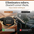 Car Air Freshener & Auto Odor Eliminator Pods Trio | Spanish Leather | Plant Powered by 100% Australian Tea Tree Oil | Long Lasting and No harsh chemicals | Made in USA | 3 Pack of 2oz Pods