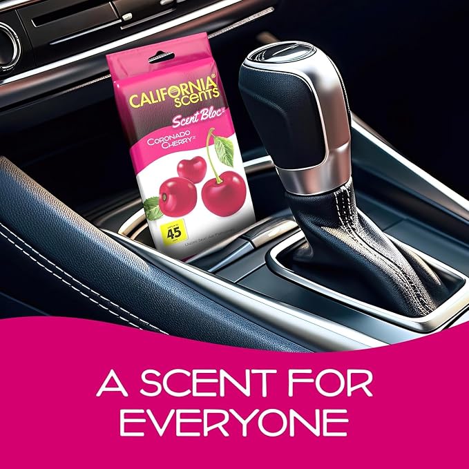 Power Bloc Car Air Freshener,Coronado Cherry Scent,(Pack of 12)