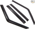 Outside Mount Window Vent Visors Rain Guards Compatible with Geo Geo Tracker 1989-1997 | Side Window Wind Deflectors Rain Shields | Smoke Tinted, 4 Pcs Set, DGWV-403