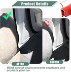 Car Door Protector Edge Guards, 33Ft Anti Collision U Shaped Automobile Door Seal Protector, No Glue Vehicle Exterior Edge Trim Protective Strip Accessories, Universal Fit (Red)