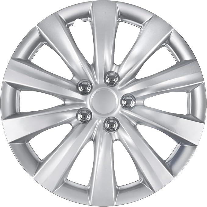 Hubcaps Wheel Covers for (2011-2013) Toyota Camry 16 Inch Hubcaps Set of 4, Snap-on Direct OEM Replacement for Toyota Corolla Hubcaps 16 Inch Wheel Covers Impact-Resistant High Durability