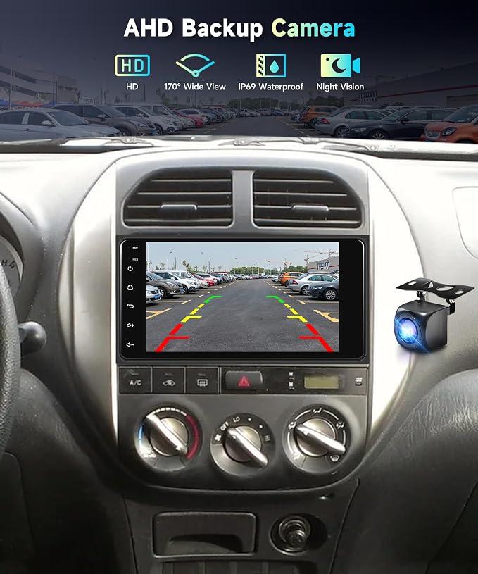 5Ghz WiFi 2G+64G Radio for Toyota 4Runner 2003-2009,for Tundra 2003-2006,for Sequoia 2003-2007 Car Stereo,Wireless CarPlay Android Auto,DSP EQ,7‘’ HD IPS Touchscreen, 26UIs GPS Bluetooth Bakcup Camera
