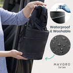 2 Pack, 1 Gallon Car Trash Can | Waterproof Collapsible Pop-Up Car Bin (2 Pack, 1 gal)