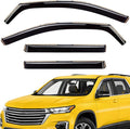 Extra Durable Window Deflectors in-Channel Window Visors Rain Guards Fit for Chevrolet (Chevy) Traverse 2018-2023, Sun Visors, Wind Vent for Shades, Exterior Car Accessories - 4pcs. AG0868