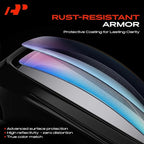 Right Passenger Side Heated Power Mirror Glass | Compatible with Hyundai Venue 2020-2025 - Exterior Side View Convex Mirror, w/o Auto Dimming Cable, with Backing Plate