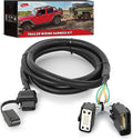 4 Pin Trailer Wiring Harness Kit 56172 Vehicle Side Custom for 2011 2012 2013 2014 2015 2016 2017 2018 2019 Ford Explorer Police Interceptor Utility Simple Fit Tow Hitch Accessories