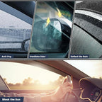 in-Channel Rain Guards Fit for 2020-2025 Chevrolet (Chevy) Silverado/GMC Sierra 2500HD/3500HD Crew Cab, Durable Side Wind Deflectors, Vent Window Visors Shade 2021 2022 2023 2024
