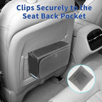 Car Tissue Holder Leather PU Tissues Box Cover for Sun Visor Extra Large Rectangle Napkin Holder Fits for Various Tissue Sizes Soft Tissues Storage & Organization