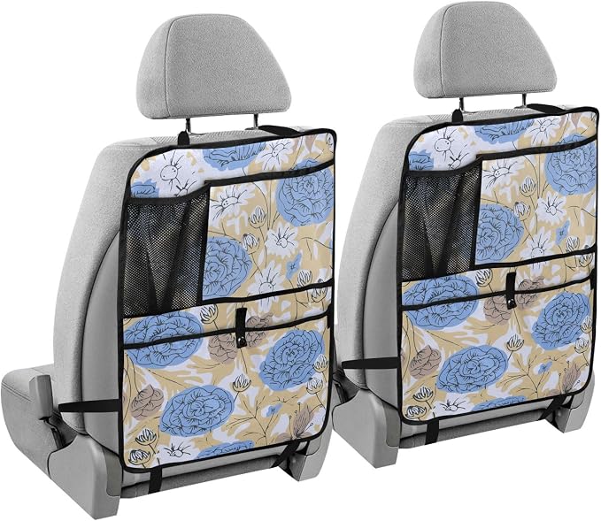 Kick Mats Backseat Protector with Anti Kick Design Offering Safety and Space for Backseat Essentials
