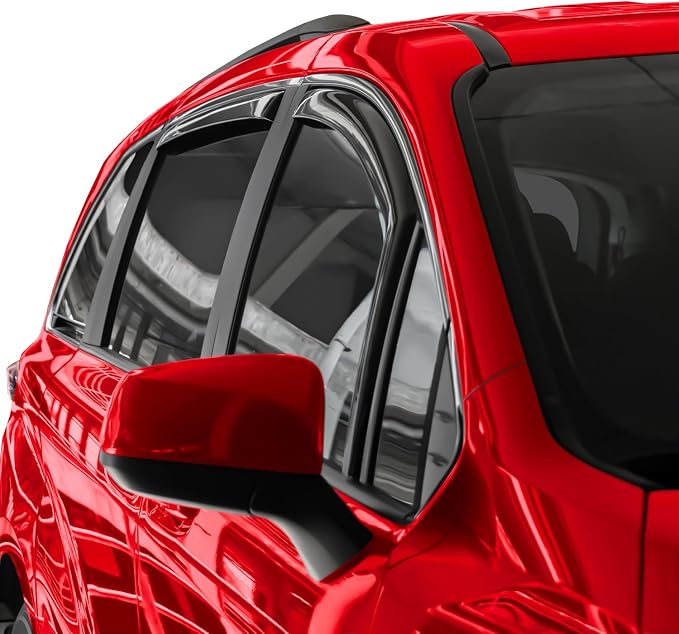 Voron Glass in-Channel Extra Durable Rain Guards for Toyota Sienna 2021-2026, Window Deflectors, Vent Window Visors, 4 Pieces - 200422