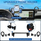 MagSafe Dual-End Car Phone Holder for Toyota RAV4 2026 Accessories | 10.25-Inch Screen Fixed Clip | 2026 RAV4 Cell Phone Holder, 360° Hands-Free Strong Magnetic Phone Mount, Not Block Air Vent