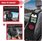 2PCS Car Seat Storage Hanging Bag, Multi-Pocket Seat Side Organizer, Multifunctional Mesh Net Pocket, Can Hold Mobile Phone, Wallet, Glasses, Suitable for Cars, SUVs, Trucks