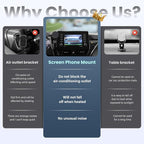 Car Phone Holder Fit for Toyota Camry 2021 2022 2023 2024 - for MagSafe Magnetic Cell Phone Mount for Camry Accessories 7 inch Touchscreen - Strong Magnets for iPhone (NOT FIT 9 inch)