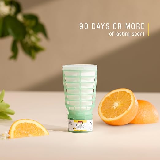 TCell Air Freshener Refill Citrus Odor Neutralizing Long Lasting Consistent Battery Free for Restrooms in Restaurants/Hotels/Schools/Airports/Offices
