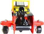 Floor Jack, Professional Heavy Duty Hydraulic Floor Jack, Low Profile Floor Jacks, Steel Racing Floor Jacks w/1 Piston Quick Lift Pump, Lifting 3.3"-15.2" 2 Ton(4400lb) Capacity Red