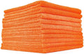 Edgeless 365 Microfiber Towels (10-Pack) Premium 70/30 Blend, Professional Polishing, Wax Removal, Auto Detailing, 365gsm, 16in x 16in, Orange