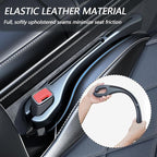 2 Pcs Car Seat Gap Filler，PU Leather Fill The Gap Between Seat and Center Console，Universal Fit Organizer for Car SUV Truck