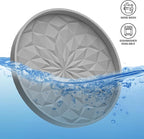 ME.FAN Car Cup Coaster [4 Pack] Silicone Car Coasters/Cup Mats - 2.75In Universal Non-Slip Recessed Car Interior Accessories - Car Cup Holder Insert Coasters Light Grey