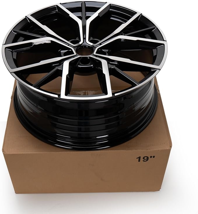 New 19'' x 8" Aluminum Alloy Wheel Rim Compatible with 2019 2020 2021 2022 2023 BMW 530i 530e 540i M550i, Factory Replacement Rim, Direct Fit, OEM Design Replacement Rim