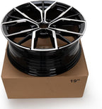 New 19'' x 8" Aluminum Alloy Wheel Rim Compatible with 2019 2020 2021 2022 2023 BMW 530i 530e 540i M550i, Factory Replacement Rim, Direct Fit, OEM Design Replacement Rim