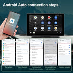 2-in-1 Wireless CarPlay Adapter & Android Auto for Apple iPhone, 2026 Upgrade Mini Bluetooth Dongle Convert Wired to Wireless, Plug & Play, USB A & Type C for 2016+ Cars, iOS 10+,Android 11+